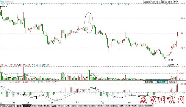 圖3-3西藏藥業K線圖