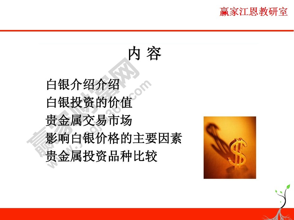 現貨白銀操作入門